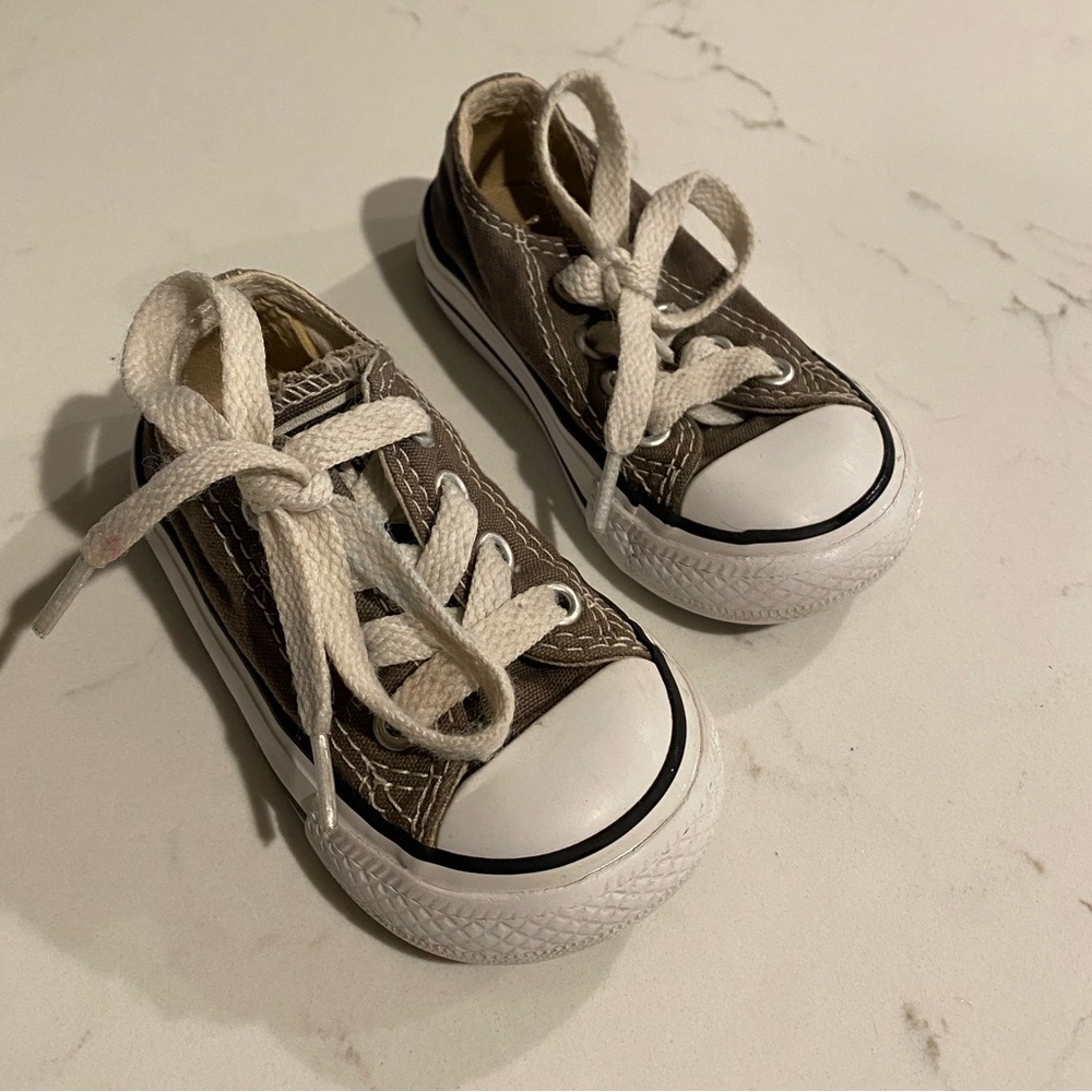 Grey Converse Chucks Toddler Baby Size 4